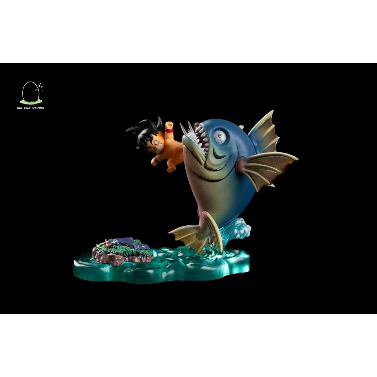 Big Egg Studio - Goku Kicking Fish