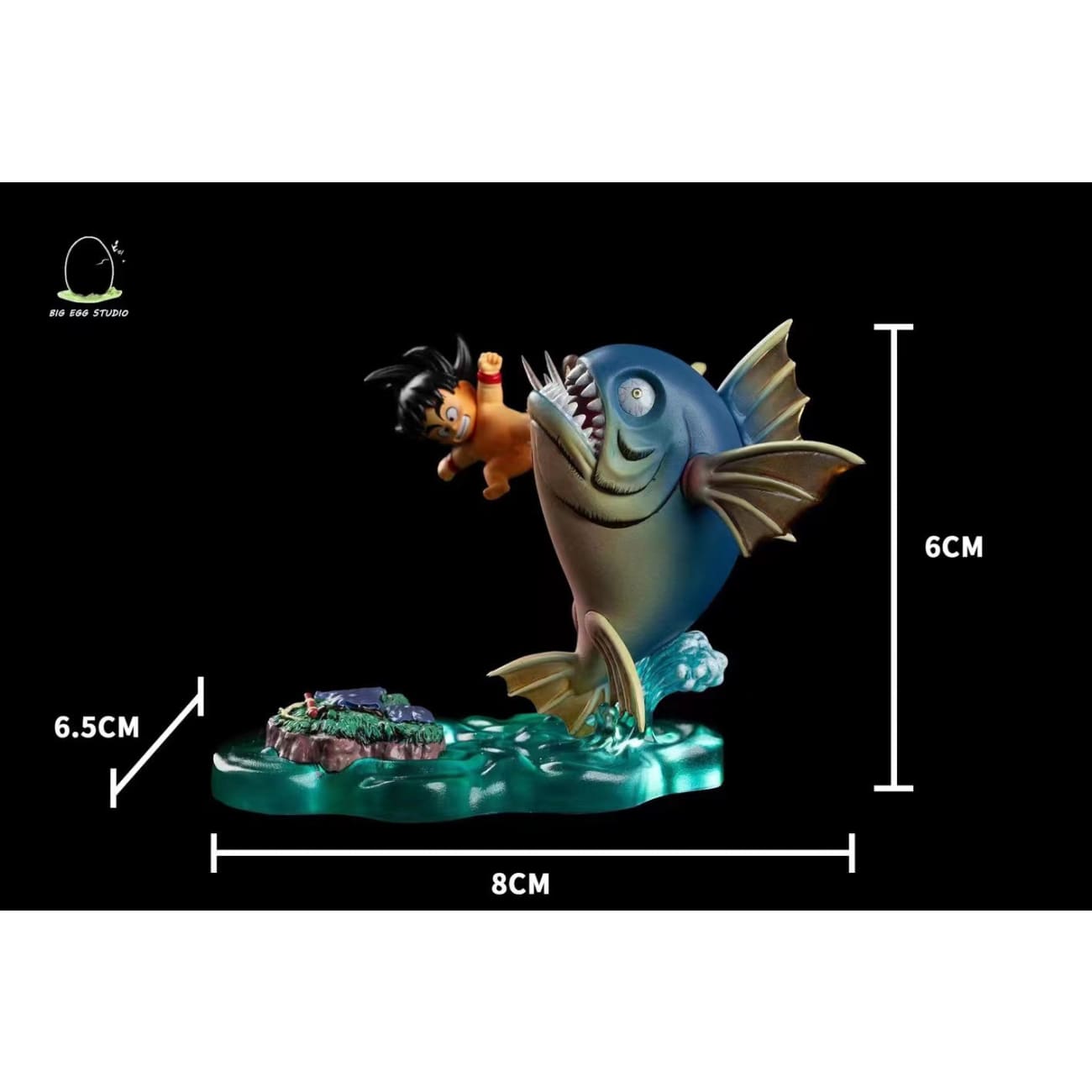 Big Egg Studio - Goku Kicking Fish