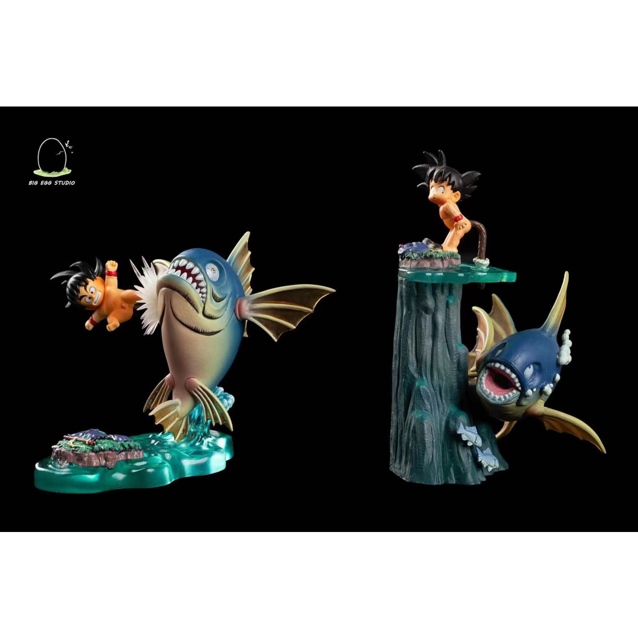 Big Egg Studio - Goku Kicking Fish