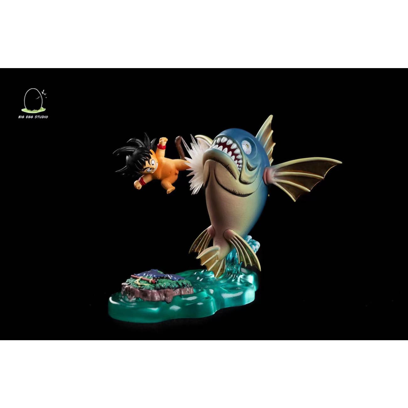 Big Egg Studio - Goku Kicking Fish
