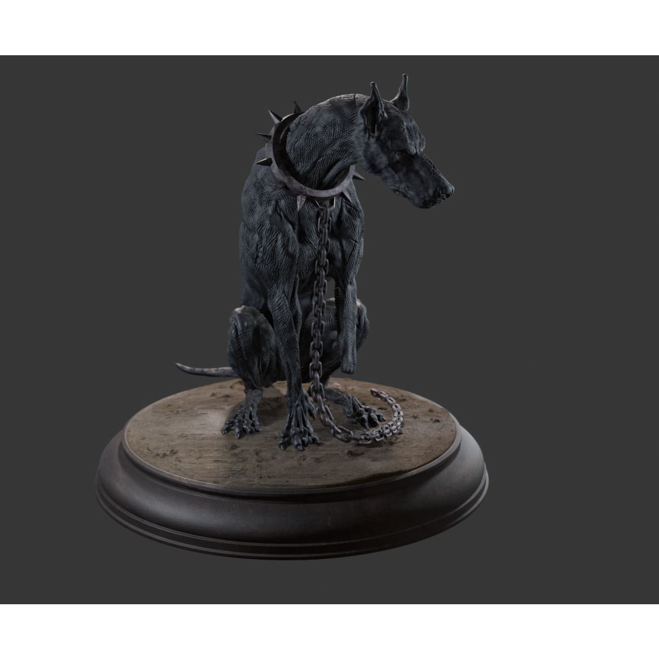 BIHS Studio - Black Dog Pulling Coffin