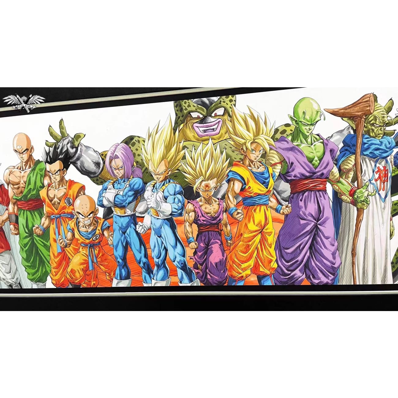 Billian Birds - Billion Birds Cell Game/ Goku and Helo Poster Frame