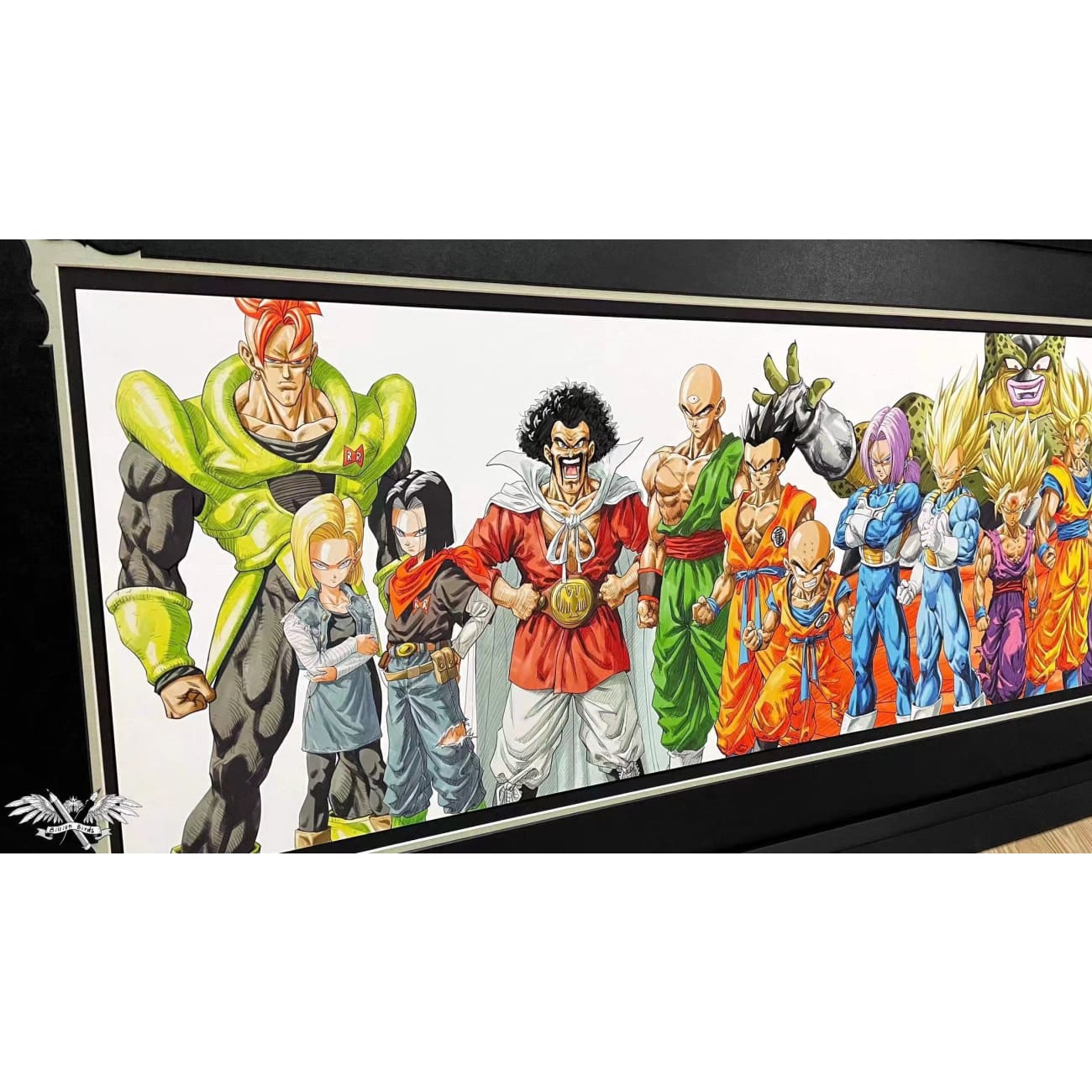 Billian Birds - Billion Birds Cell Game/ Goku and Helo Poster Frame