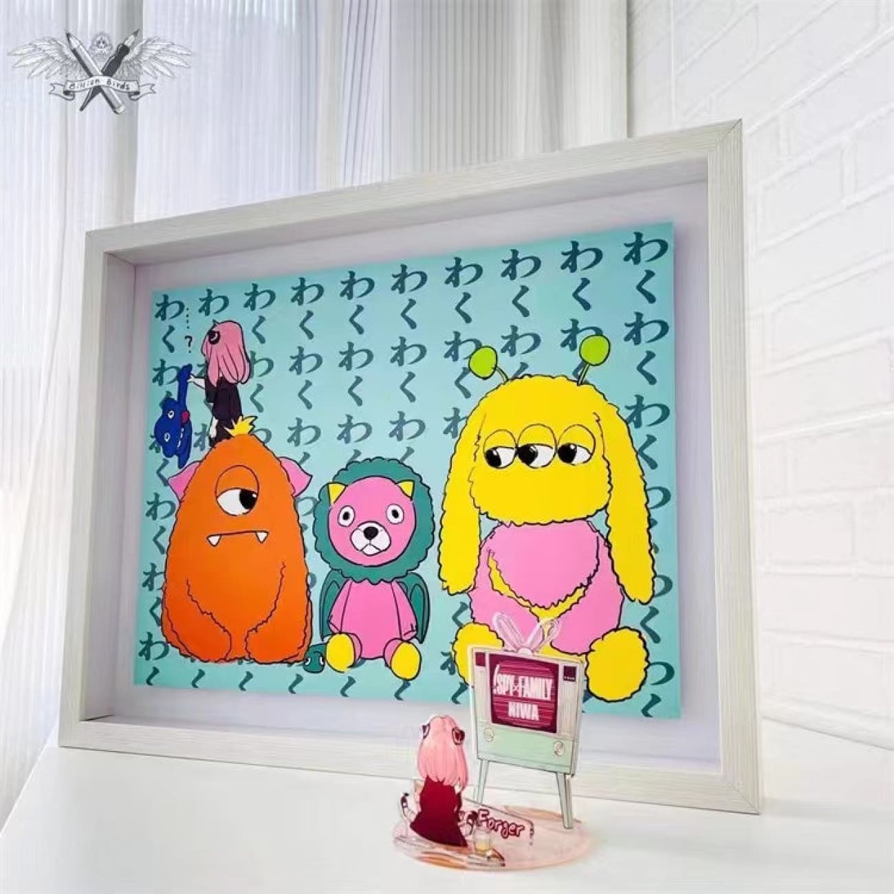 Billion Birds Studio - Anya Forger & Boll Poster Frame [2 Variants]