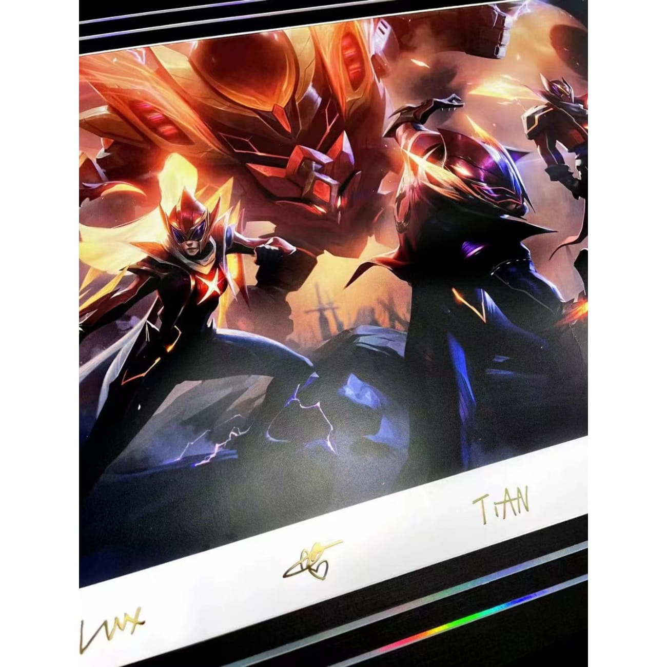 Billion Birds Studio - FunPlus Phoenix Skin Splash Poster Frame 