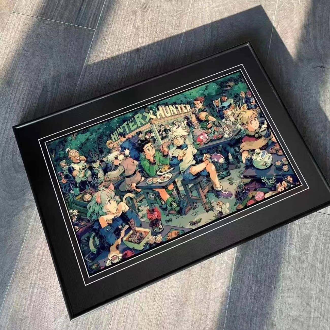 Billion Birds Studio - Gon Freecss, Kurapika, Killua Zoldyck & Hisoka Poster Frame