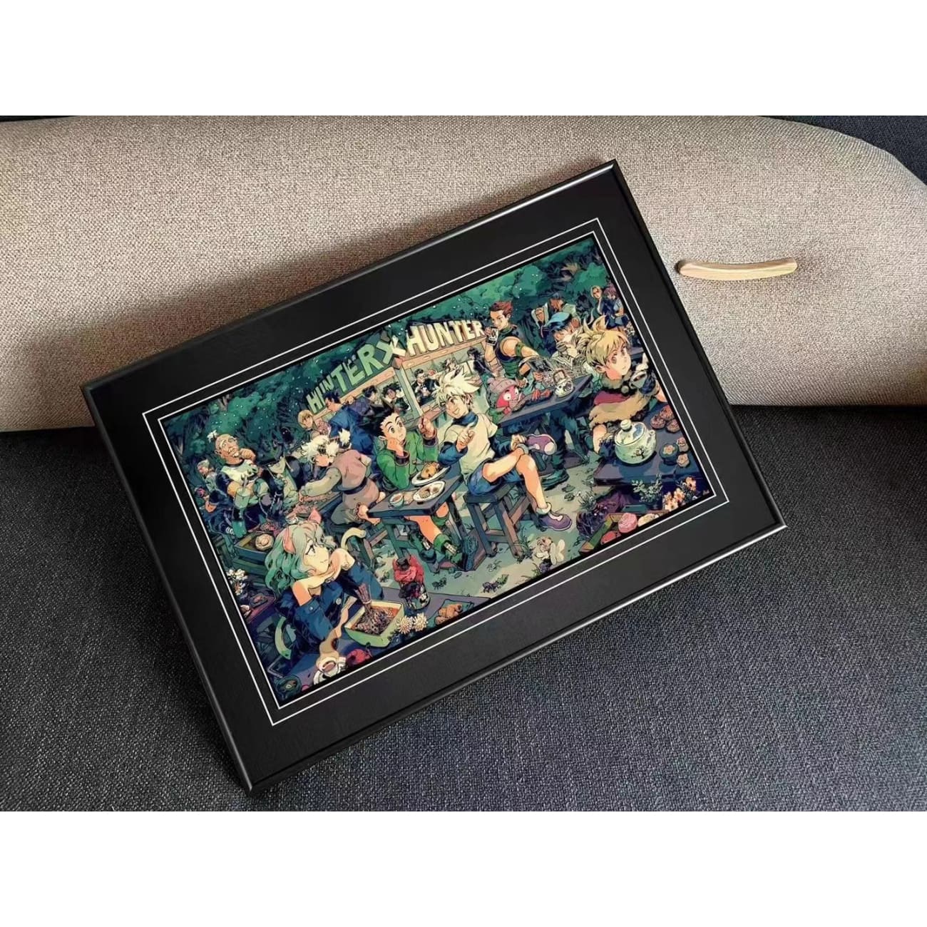 Billion Birds Studio - Gon Freecss, Kurapika, Killua Zoldyck & Hisoka Poster Frame