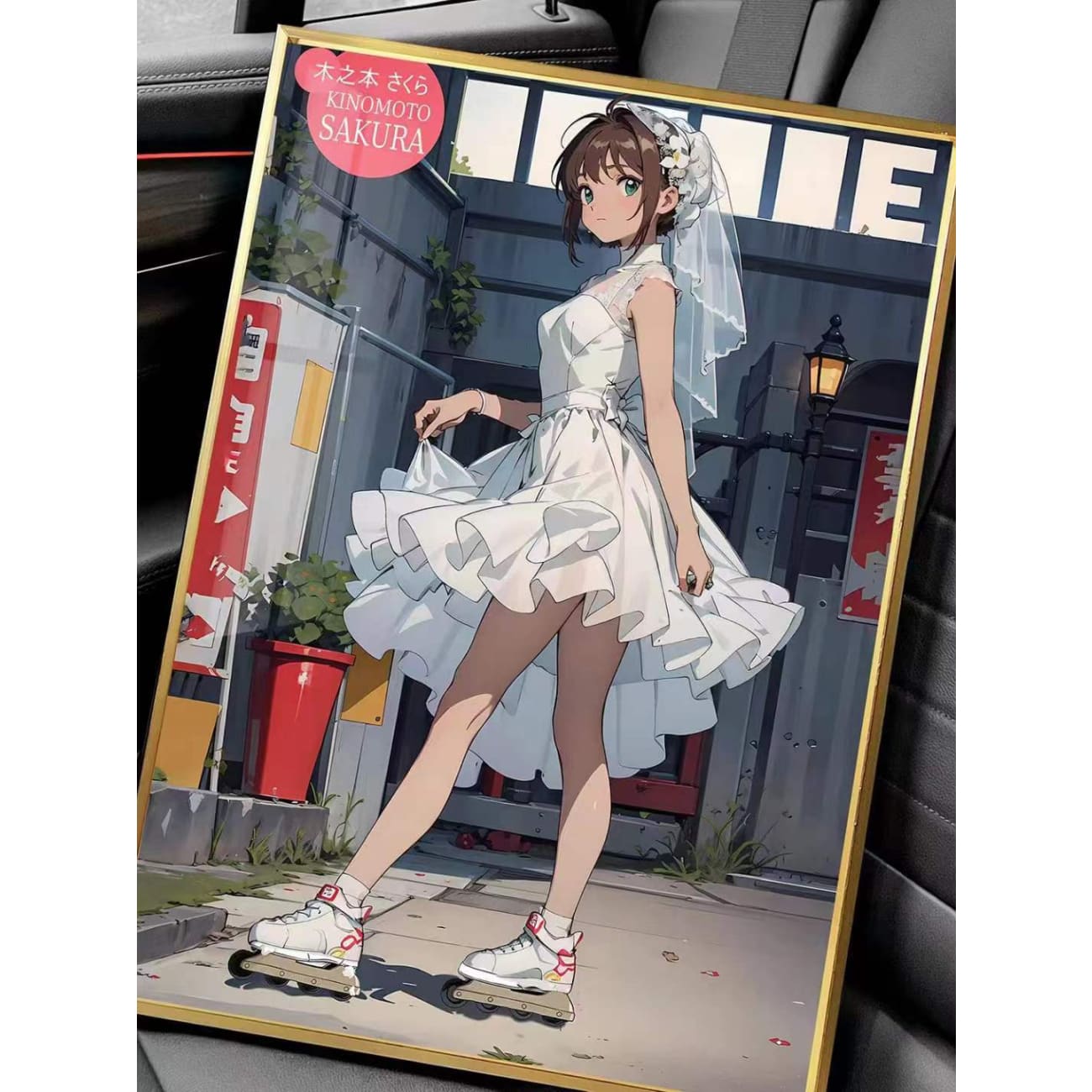 Billion Birds Studio - Sakura Kinomoto Wedding Dress Ver. Poster Frame