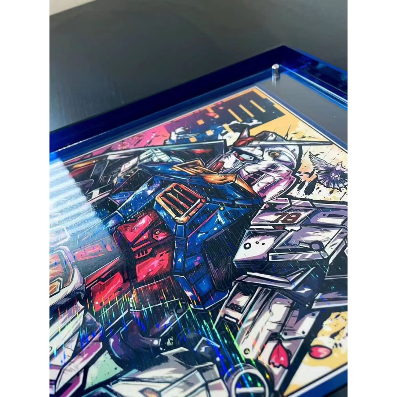 Billion Birds Studio - Stylish Gundam RX-78 Laser Acrylic Frame [26cm x 35cm] 