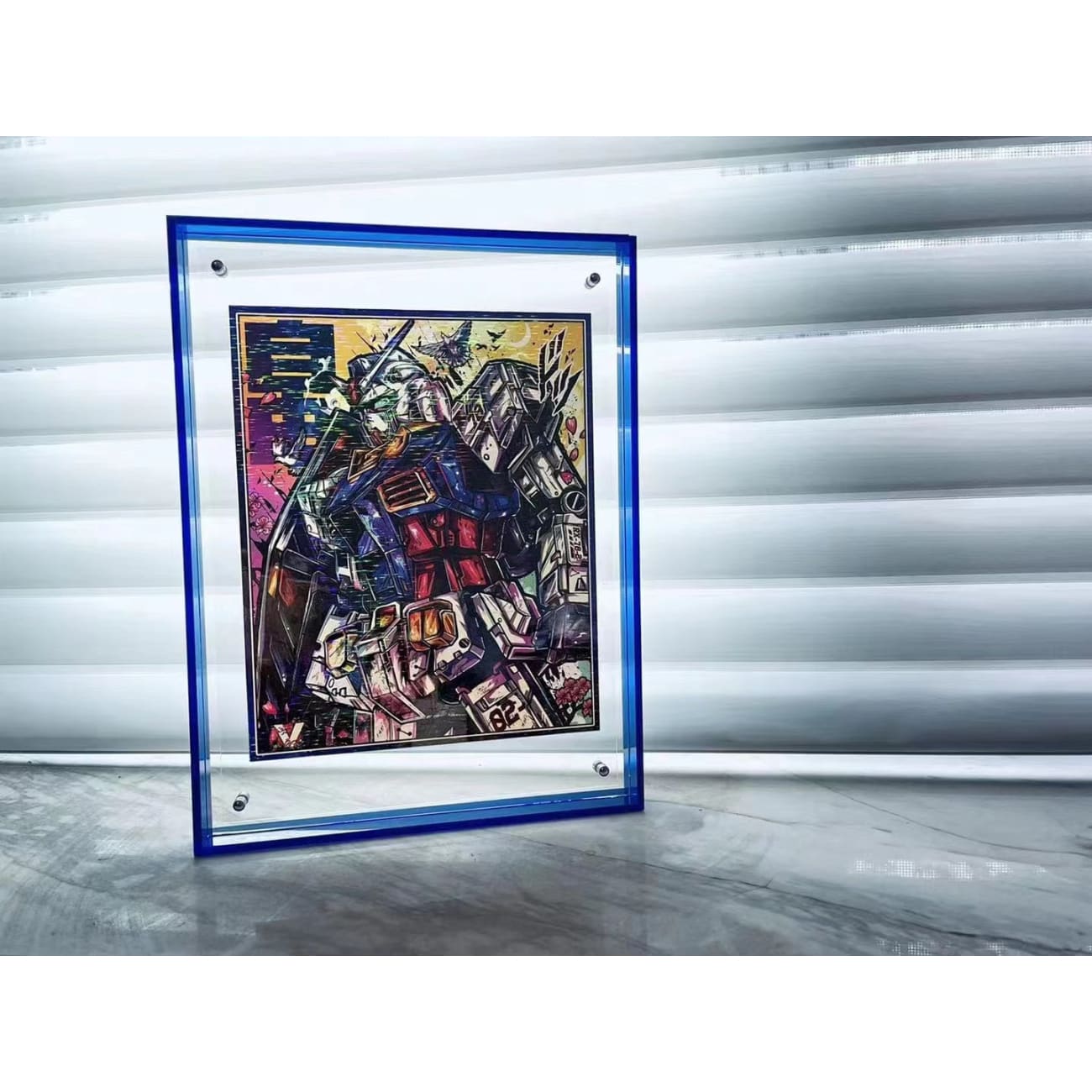 Billion Birds Studio - Stylish Gundam RX-78 Laser Acrylic Frame [26cm x 35cm] 