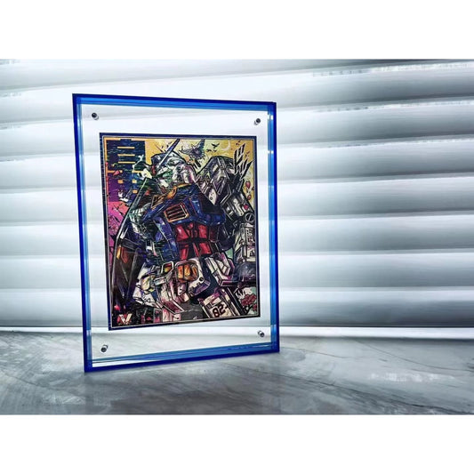 Billion Birds Studio - Stylish Gundam RX-78 Laser Acrylic Frame [26cm x 35cm] 