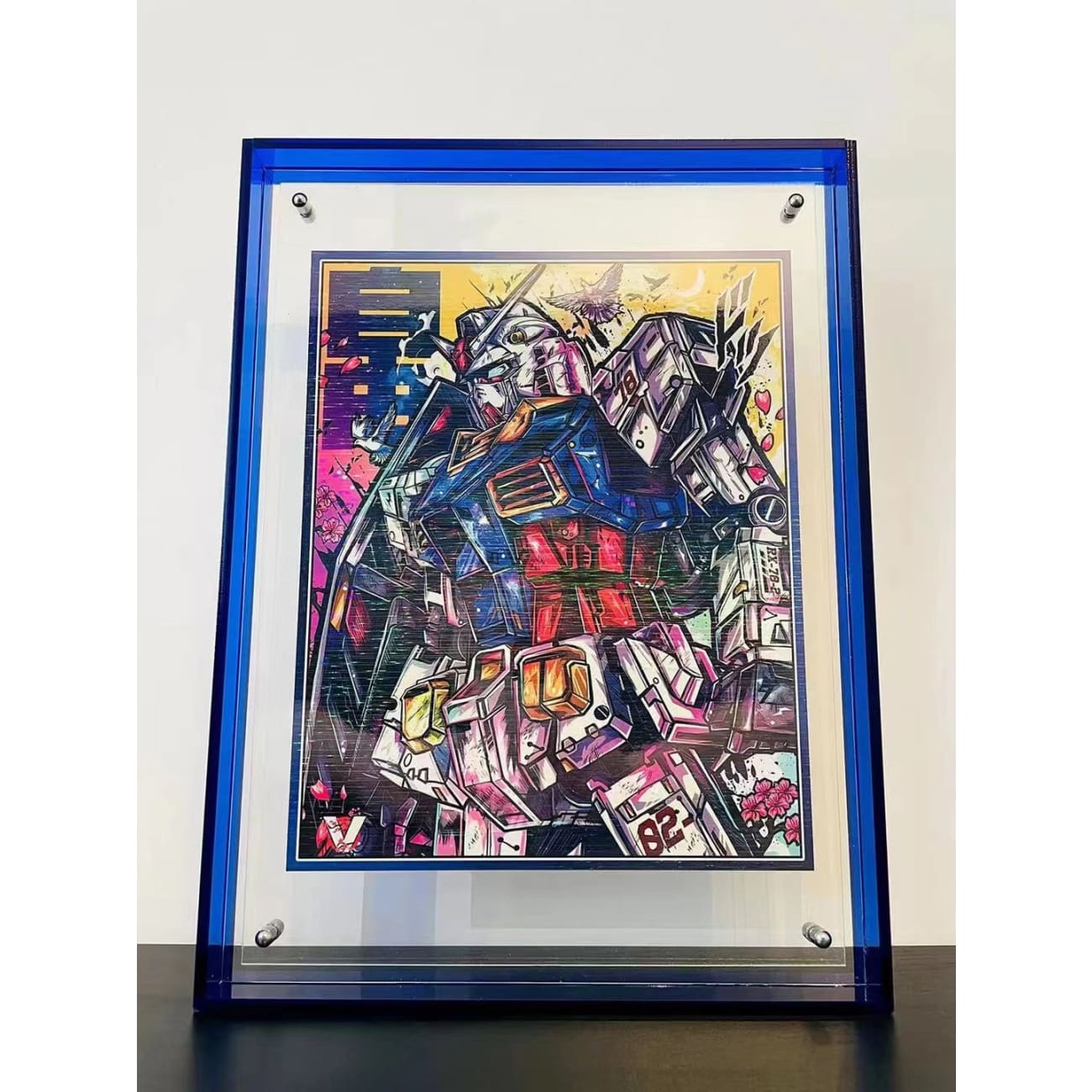 Billion Birds Studio - Stylish Gundam RX-78 Laser Acrylic Frame [26cm x 35cm] 