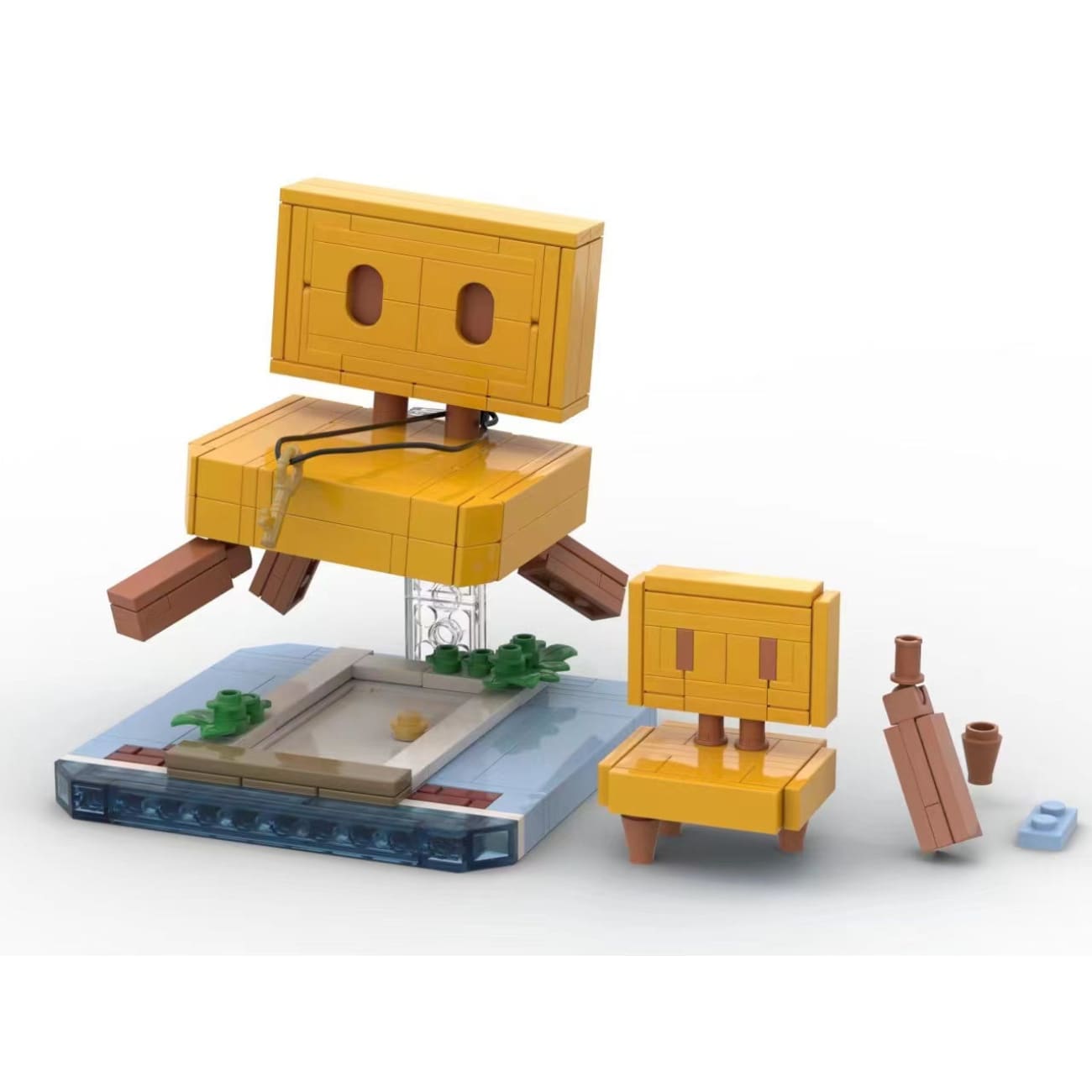 Billion Birds Studio - Suzume’s Chair Moc Lego Building Blocks