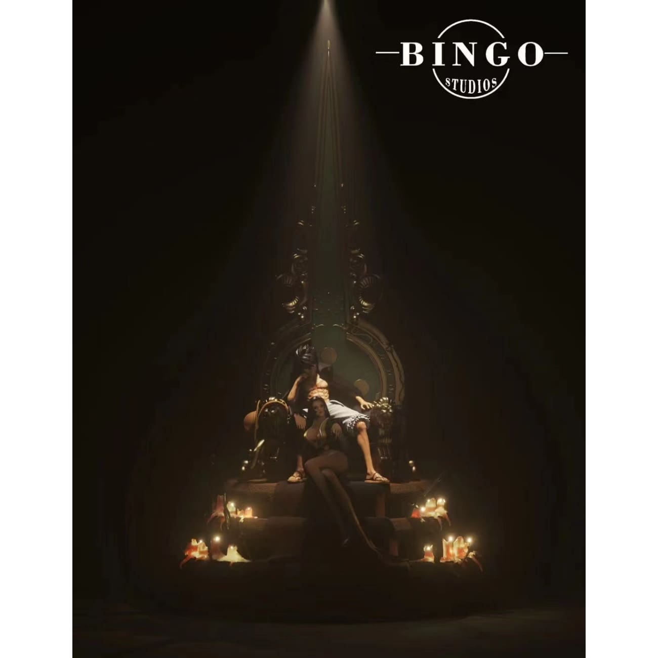 Bingo Studio - Monkey D Luffy and Boa Hancock Double Crowned Throne [2 Variants]