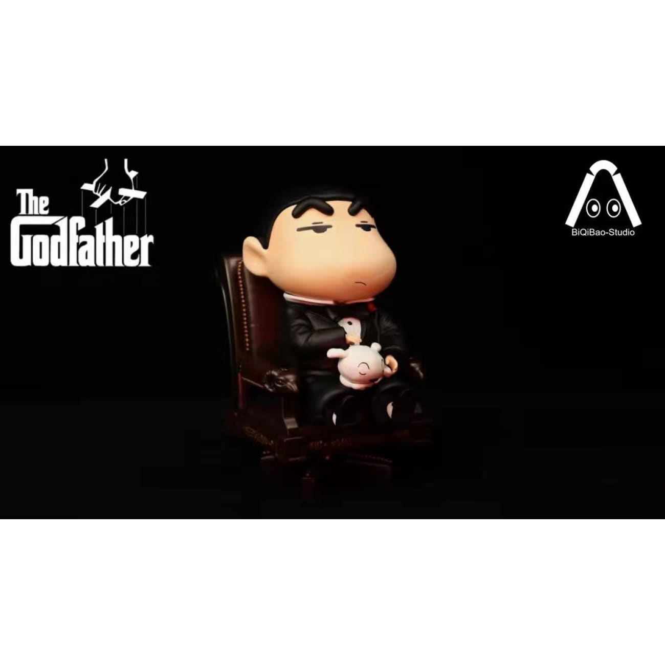 Biqibao Studio - Shin Chan cosplay The Godfather