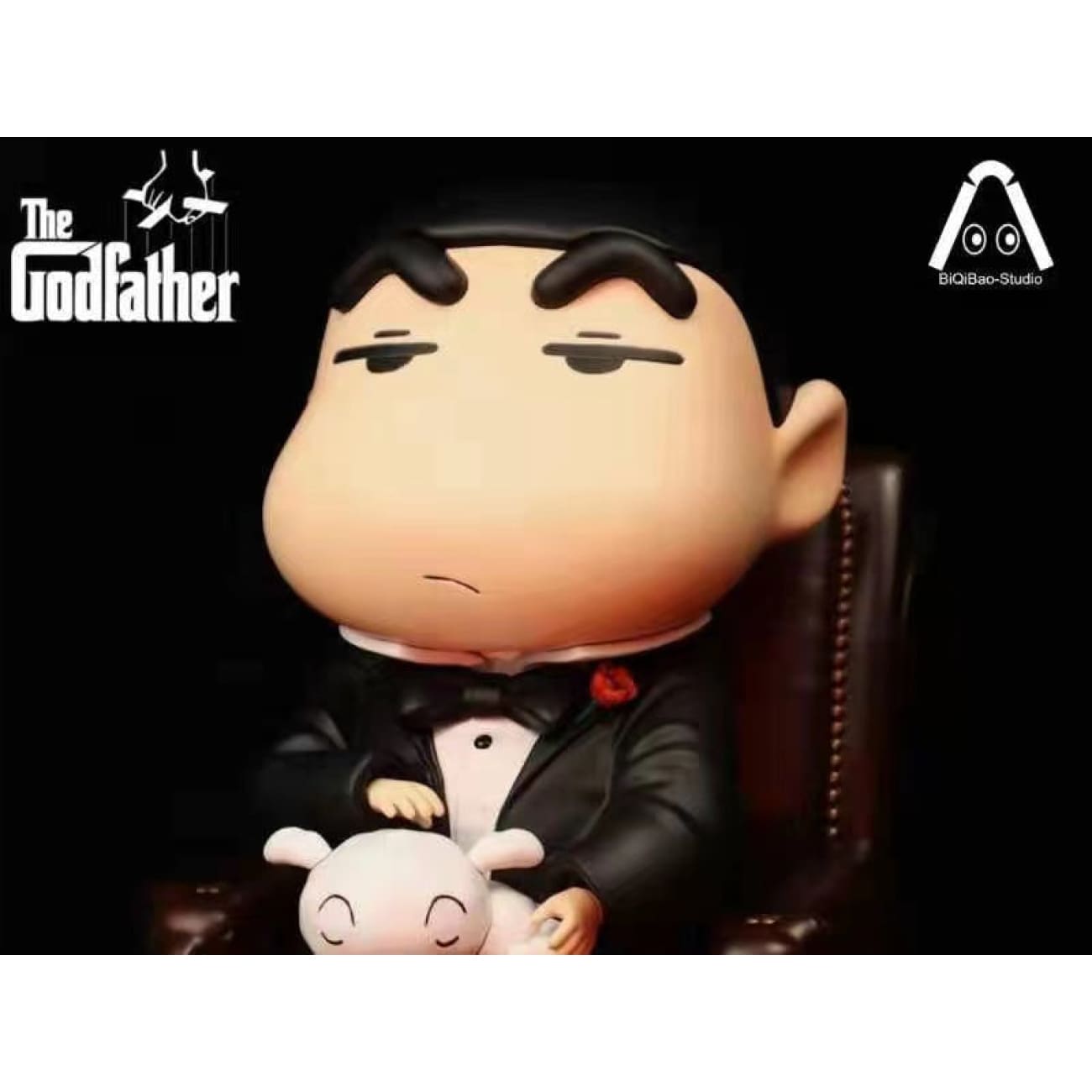 Biqibao Studio - Shin Chan cosplay The Godfather