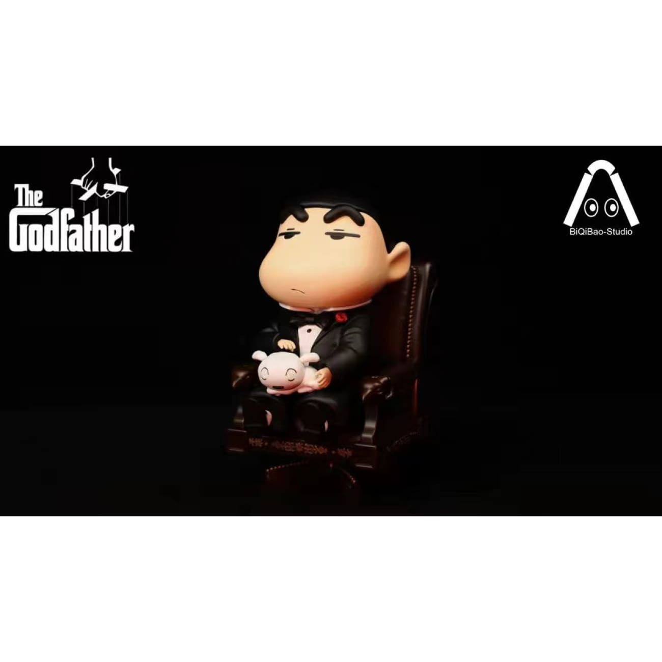 Biqibao Studio - Shin Chan cosplay The Godfather