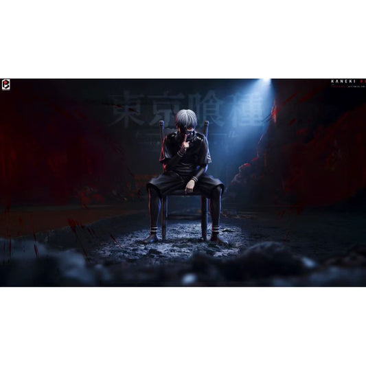 Black and White Studio / BW Studio - Ken Kaneki Sitting On Chair Standard Version 2.0