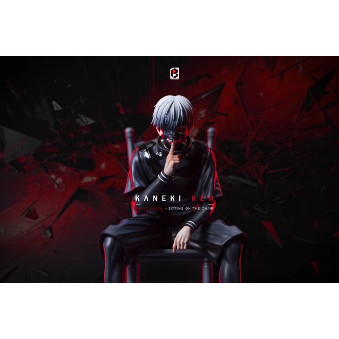 Black and White Studio / BW Studio - Ken Kaneki Sitting On Chair Standard Version 2.0