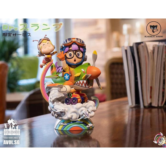 Black Cat studio - Arale flying jet