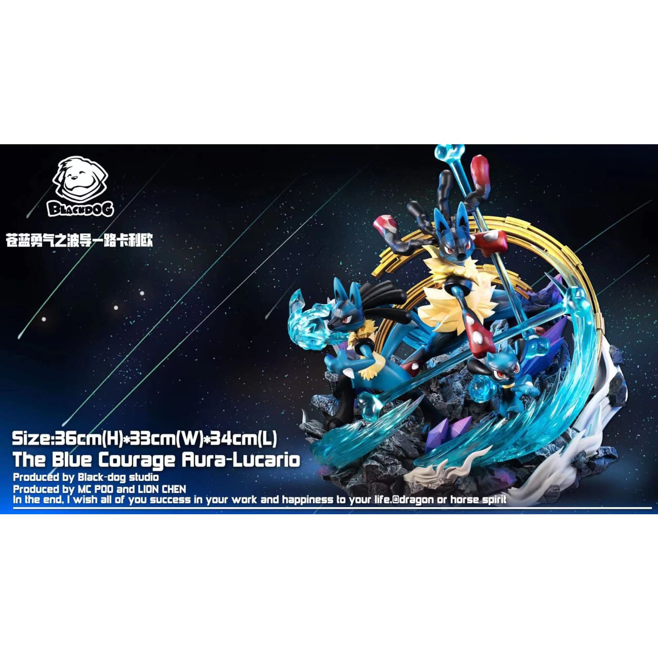 Black Dog Studio - Lucario Family