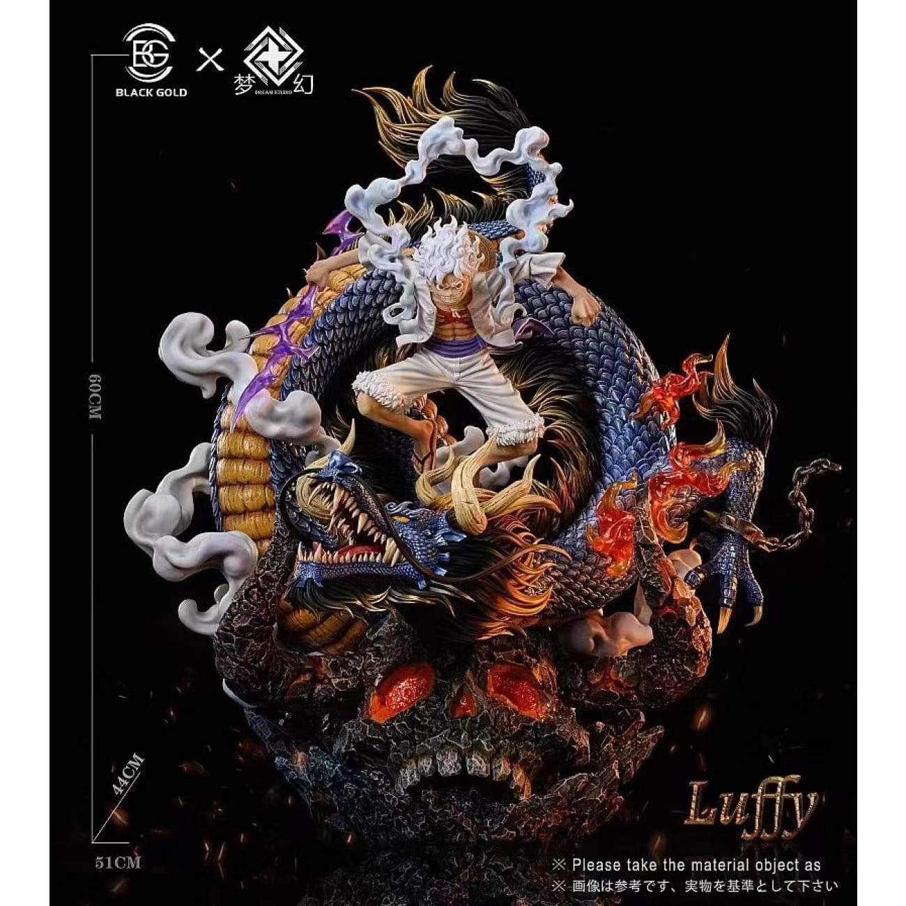 Black Gold Studio X Dream Studio - Sun God Nika Luffy & Onigashima Roronoa Zoro [5 Variants]