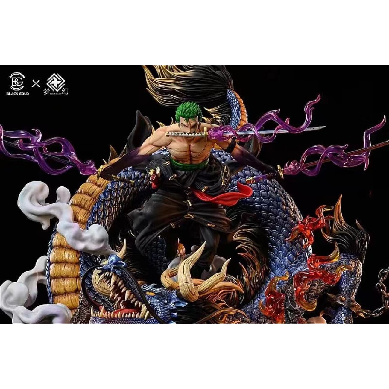 Black Gold Studio X Dream Studio - Sun God Nika Luffy & Onigashima Roronoa Zoro [5 Variants]