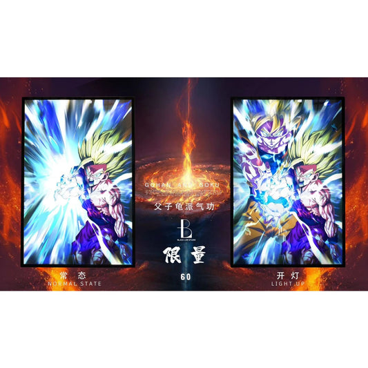 Black Line Studio - Light Guide Conversion Dragon Ball Father-Son Kamehameha Decorative Painting