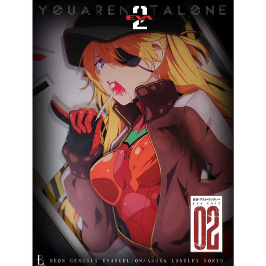 Black Line Studio-Soryu Asuka Langley Cast Off Poster Frame