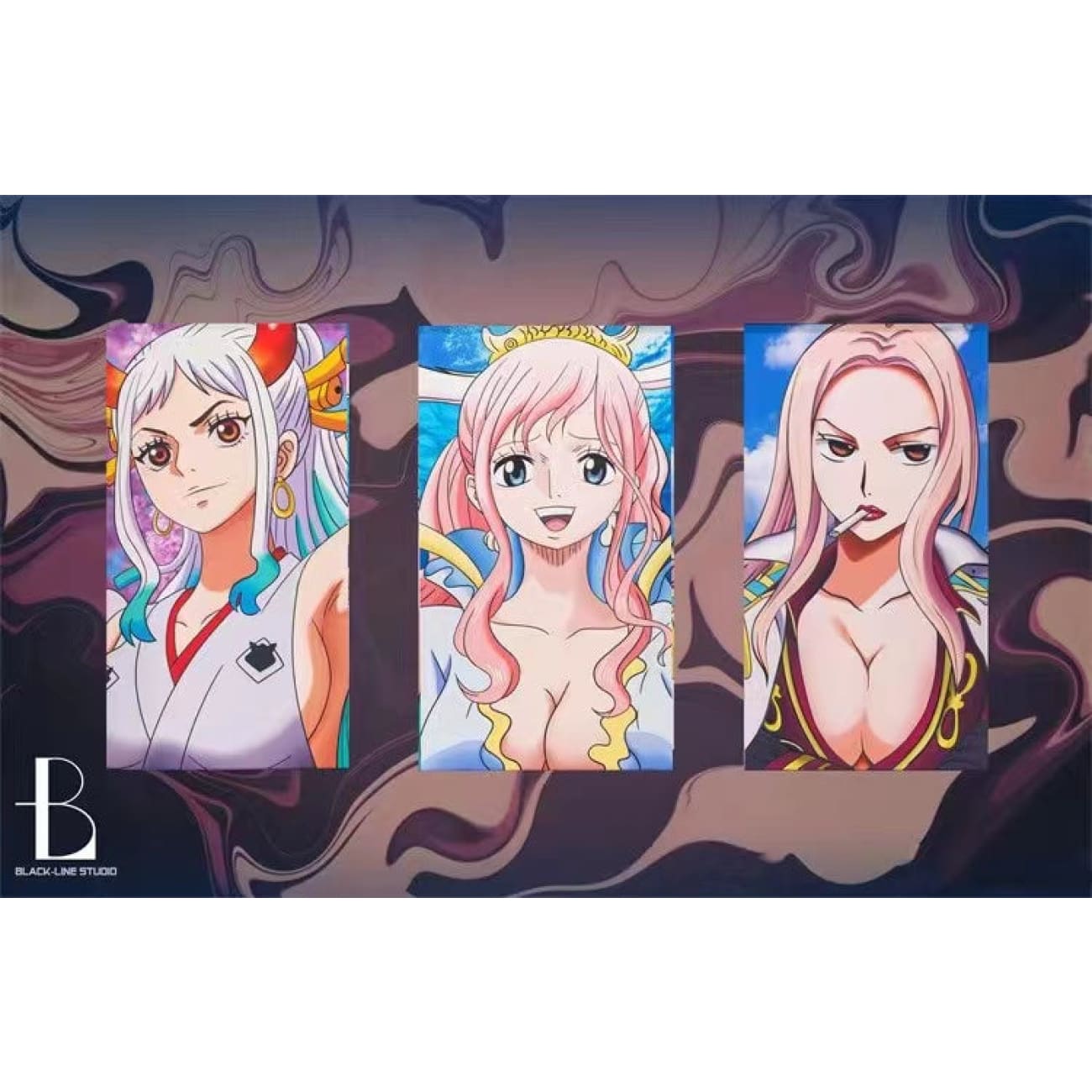 Black Line Studio - Three Goddess - Yamato, Shirahoshi and Hina Poster Frame [2 Variants]