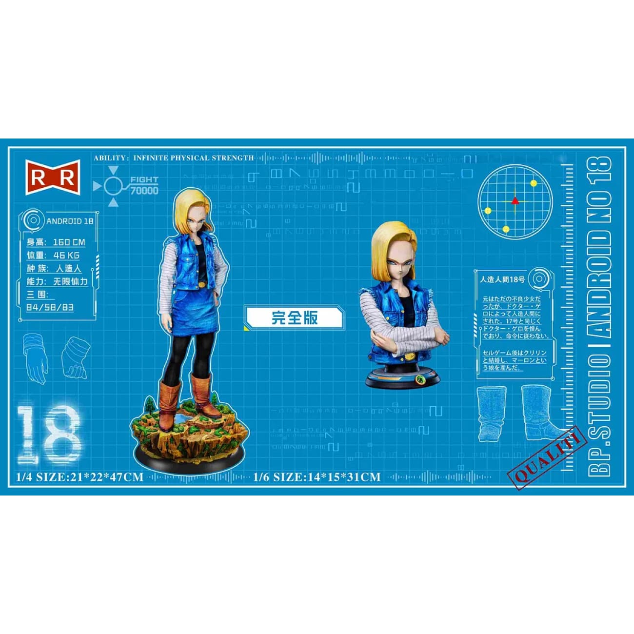 Black Pearl Studio / BP Studio - Android 18 [6 Variants]