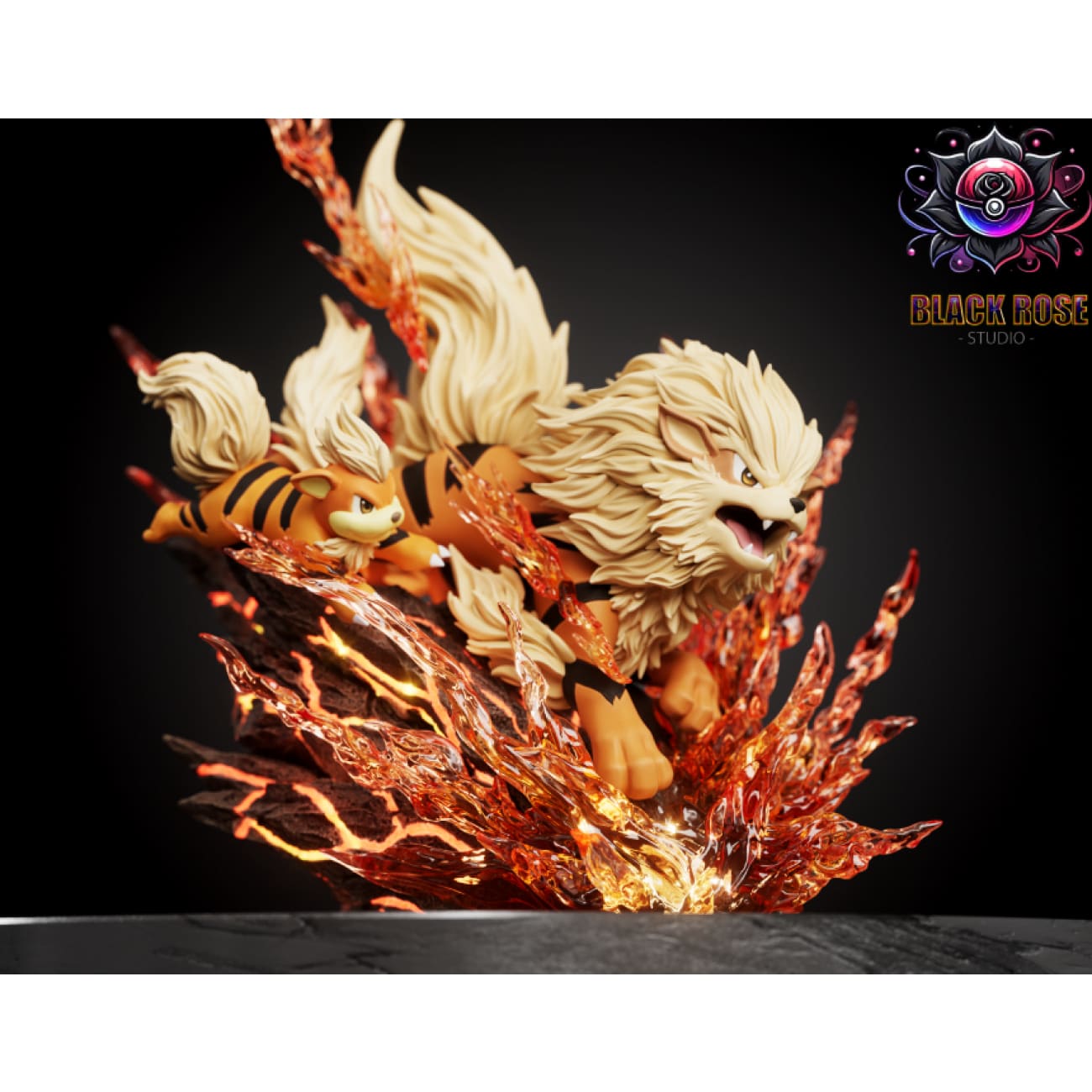 Black Rose Studio - Arcanine Evolution Group