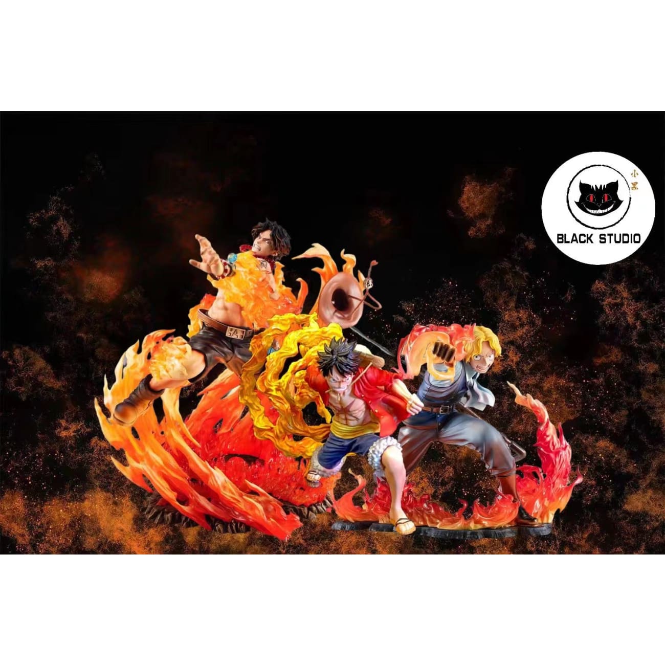 Black Studio - Fire Fist Monkey D. Luffy