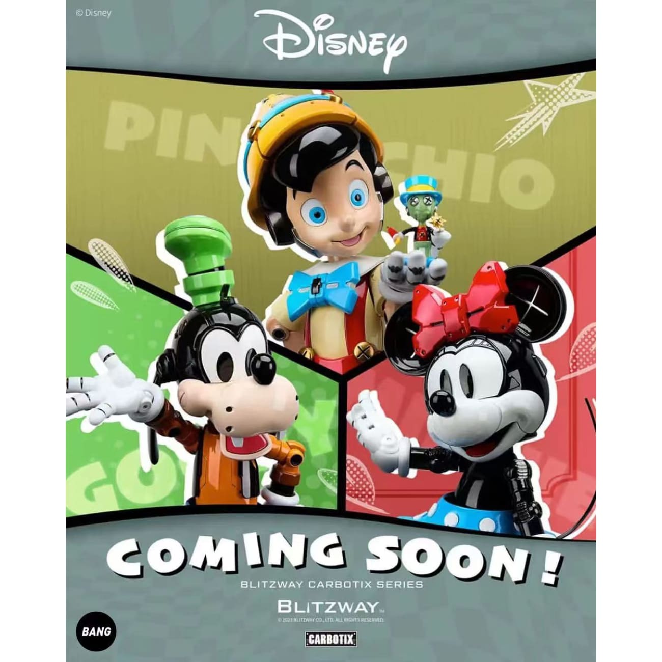Blitzway Studio - Goofy / Minnie Mouse / Pinocchio