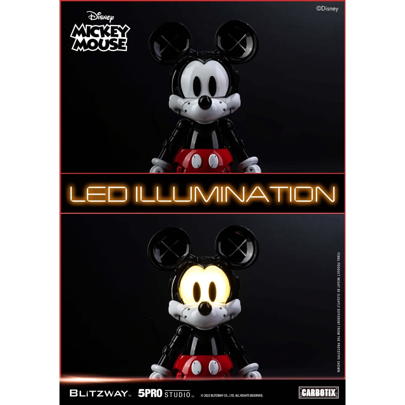 Blitzway X 5 Pro Studio X Carbotix - Mickey Mouse / Donald Duck / Stitch