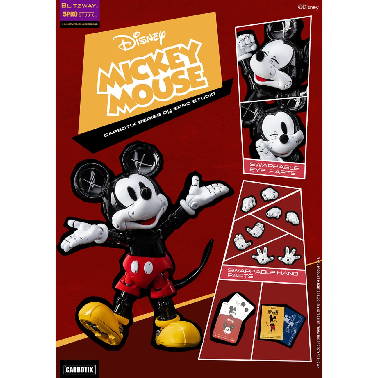 Blitzway X 5 Pro Studio X Carbotix - Mickey Mouse / Donald Duck / Stitch