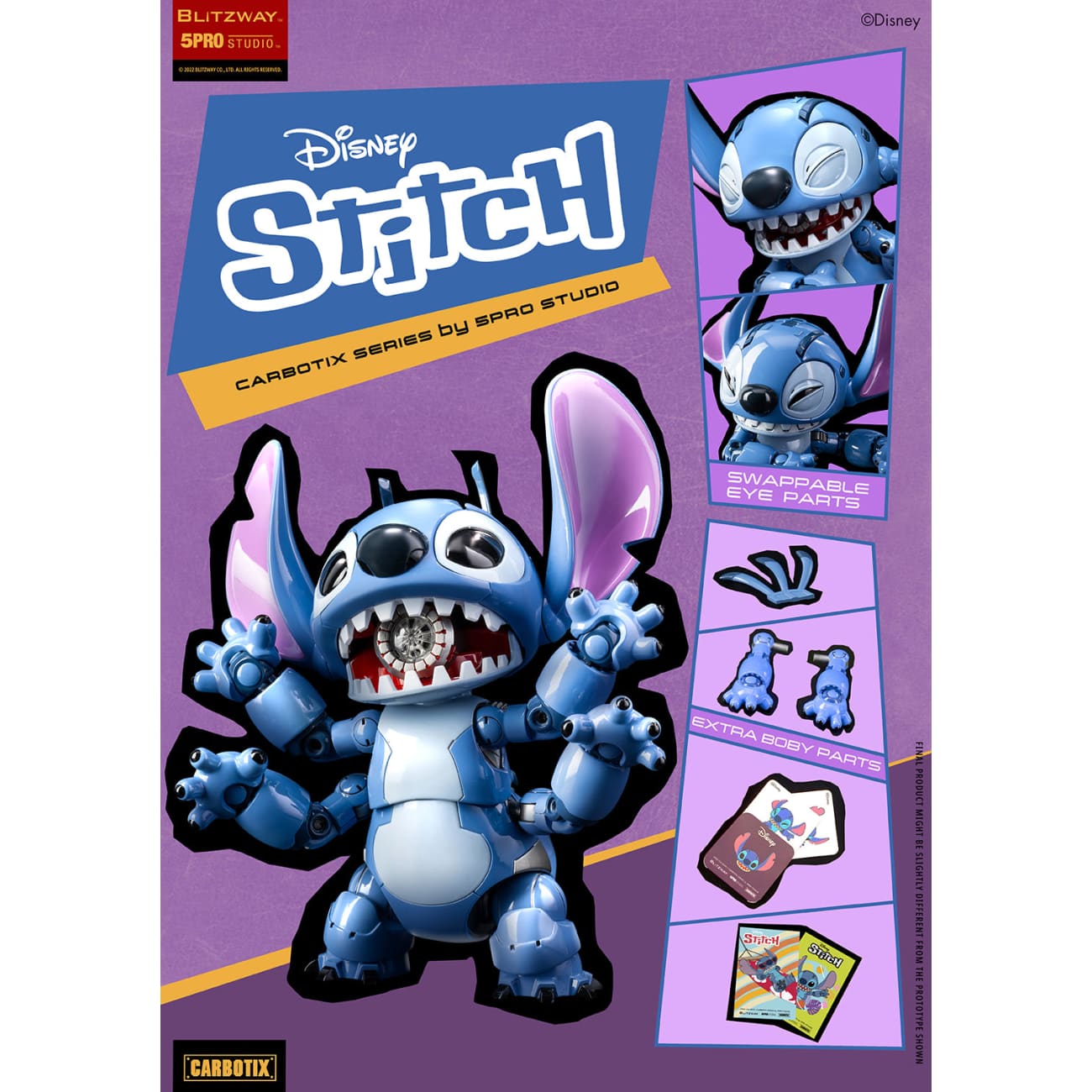 Blitzway X 5 Pro Studio X Carbotix - Mickey Mouse / Donald Duck / Stitch
