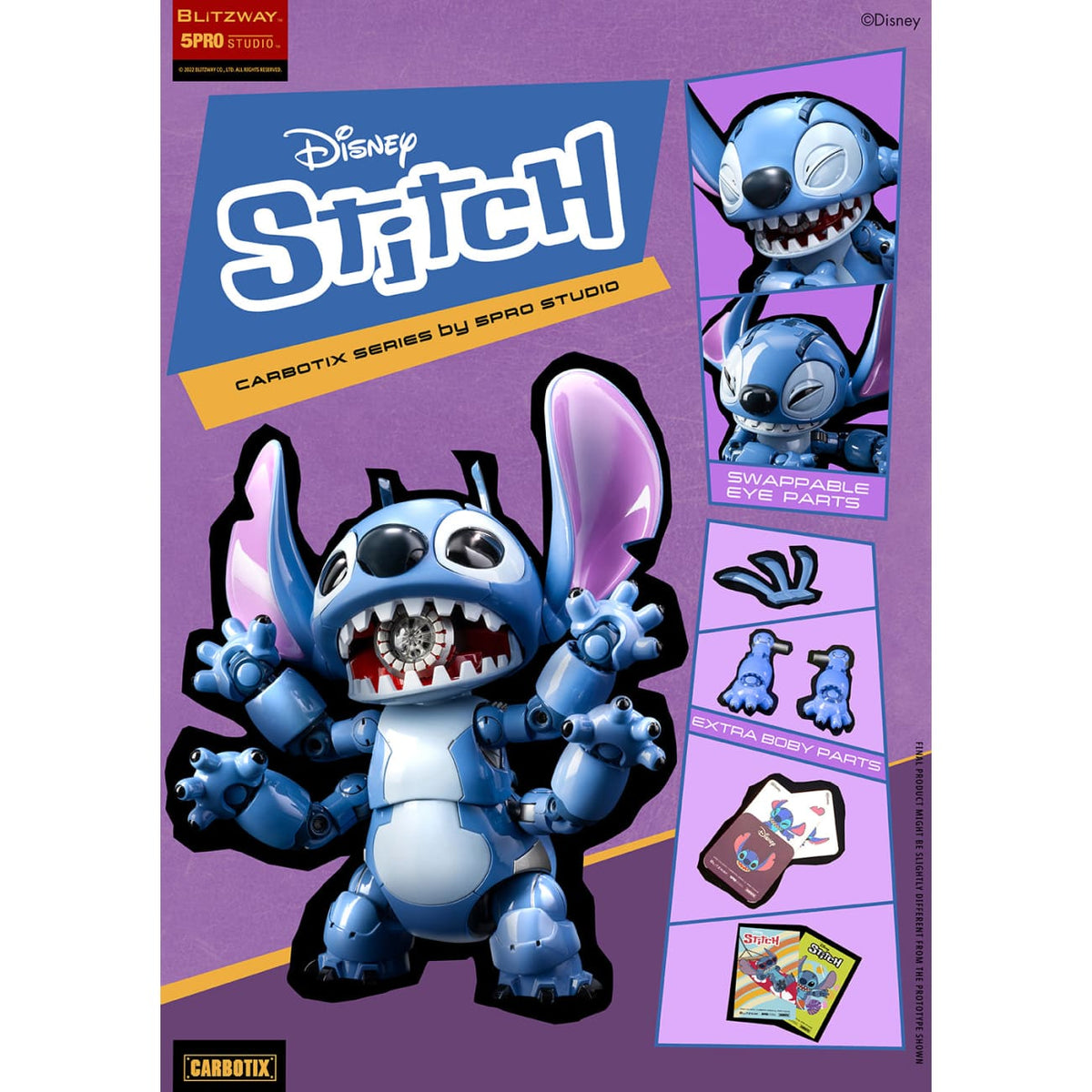Blitzway X 5 Pro Studio X Carbotix - Mickey Mouse / Donald Duck / Stitch