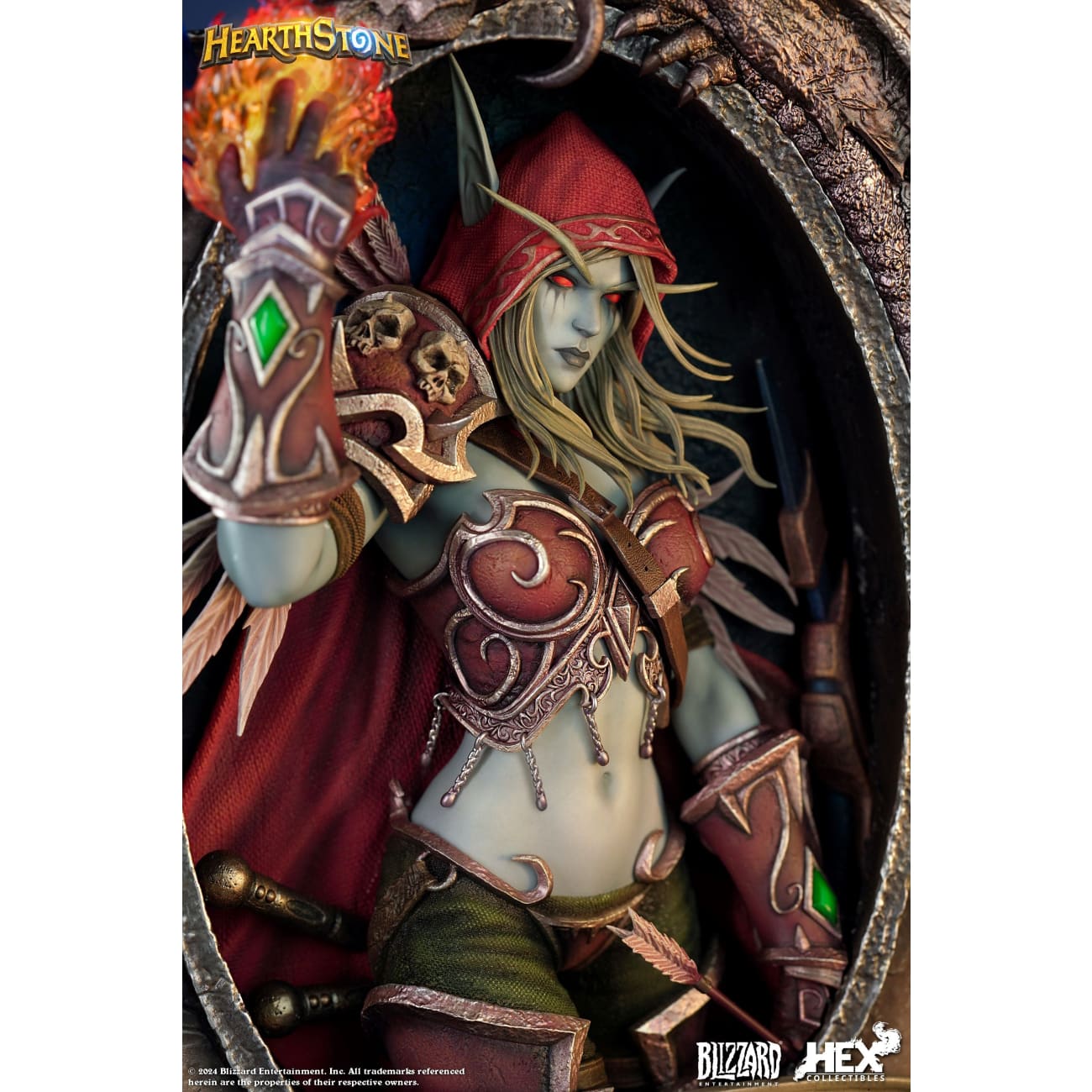 Blizzard Entertainment x HEX Collectibles - Sylvanas Windrunner Card Art Photo Frame