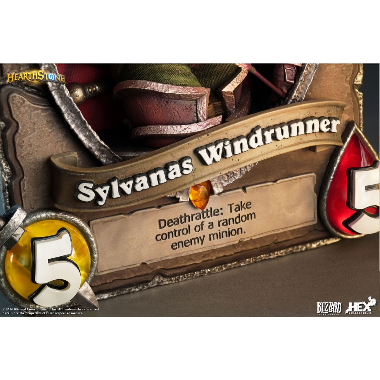 Blizzard Entertainment x HEX Collectibles - Sylvanas Windrunner Card Art Photo Frame