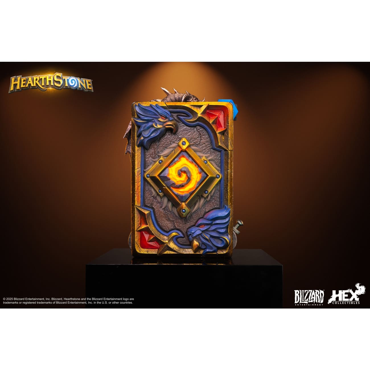 Blizzard Entertainment x HEX Collectibles - Wrynn Legendary Card Art Statue HEXFRAME02 [Licensed]