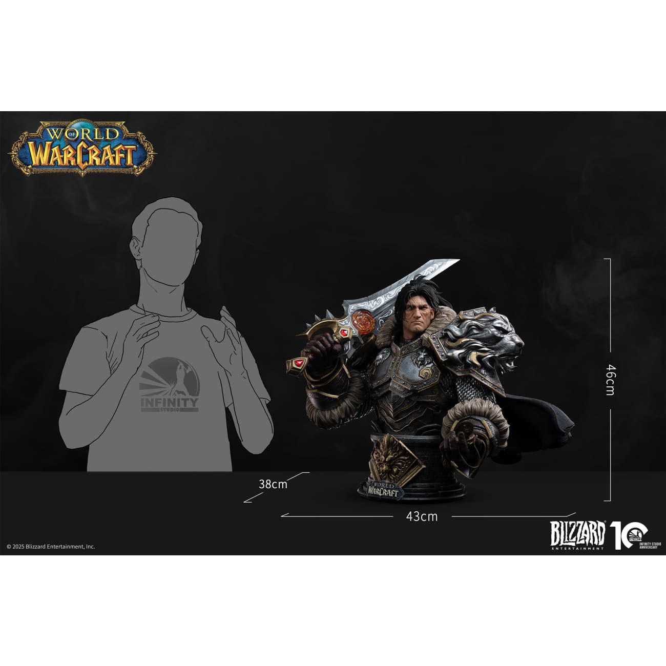 Blizzard Entertainment X Infinity Studio - Varian Wrynn Bust