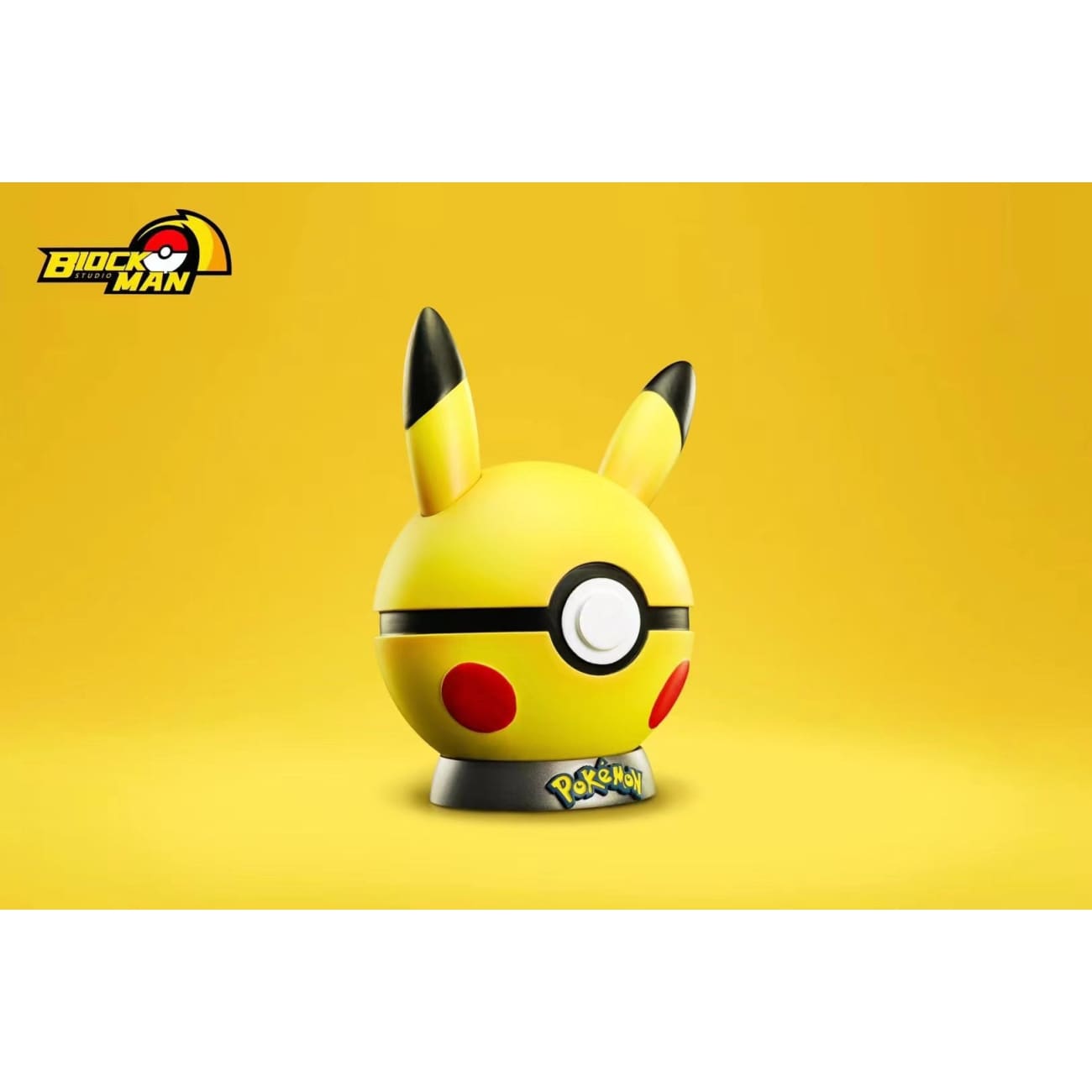 Block Man Studio - Pikachu Poke Ball