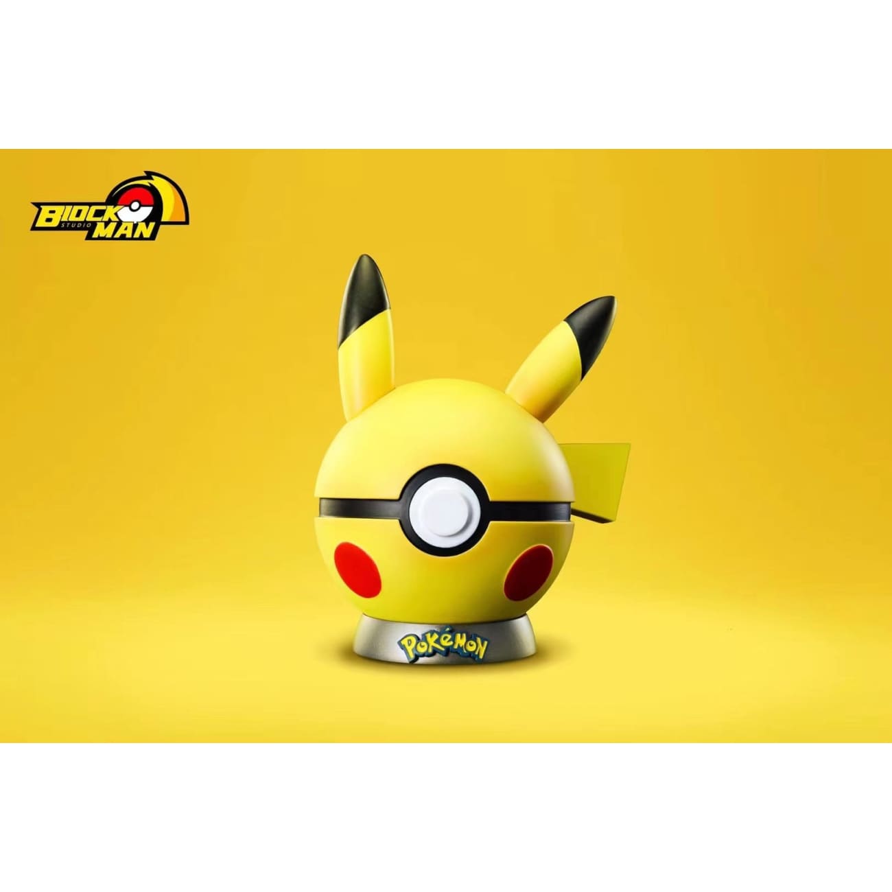 Block Man Studio - Pikachu Poke Ball
