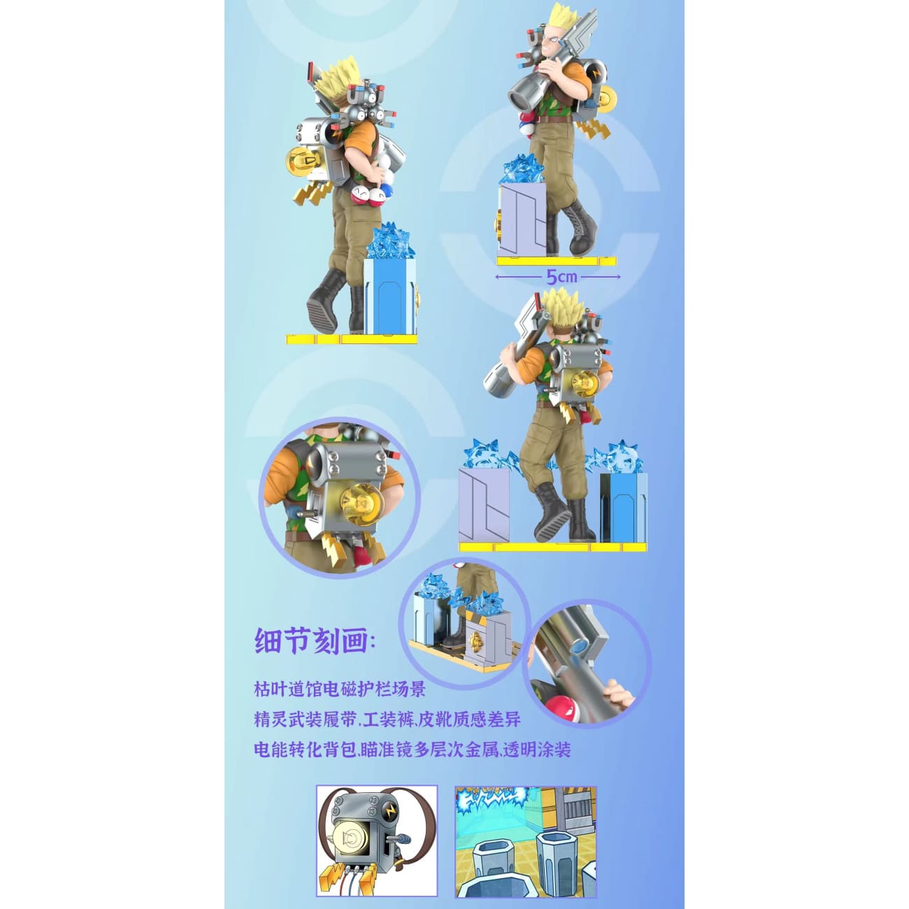 Bluebird Model Play - Lt. Surge /Koga / Legendary Birds [5 Variants]