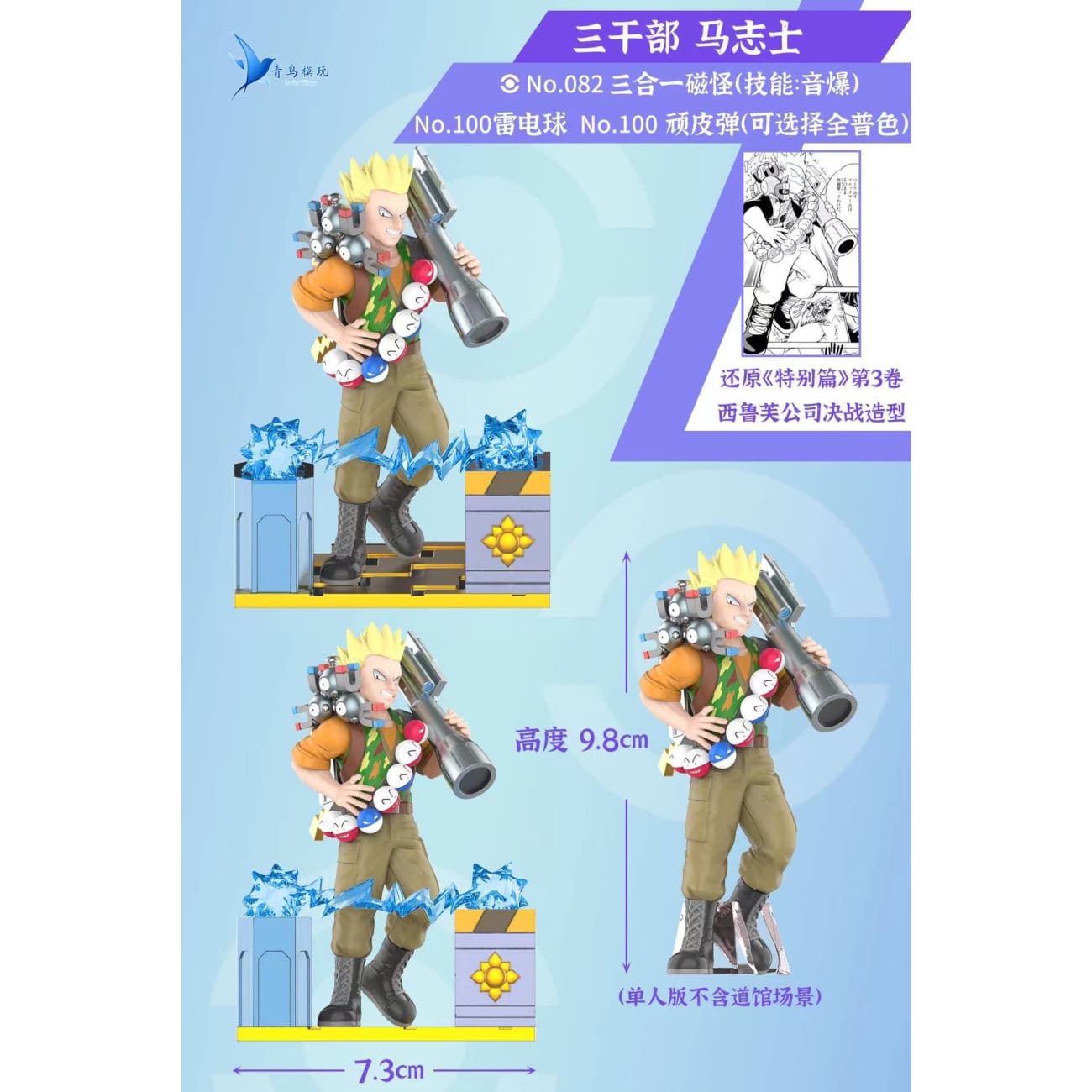 Bluebird Model Play - Lt. Surge /Koga / Legendary Birds [5 Variants]