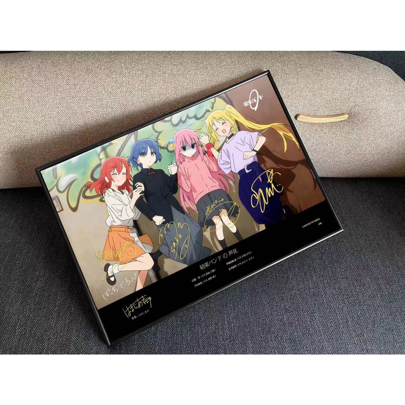 Bocchi the Rock! Voice Actor Signature Poster Frame [60cm x 40cm]