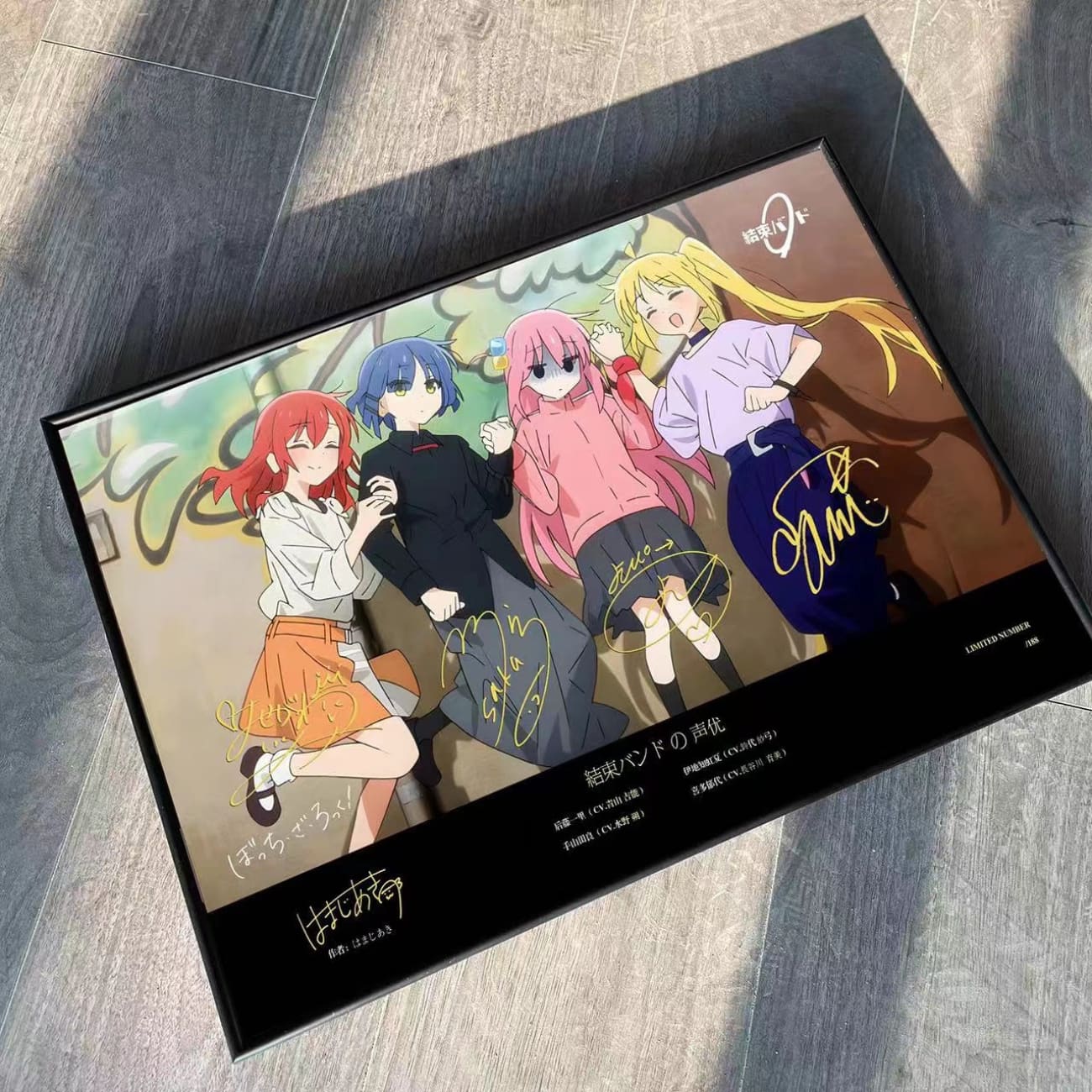 Bocchi the Rock! Voice Actor Signature Poster Frame [60cm x 40cm]
