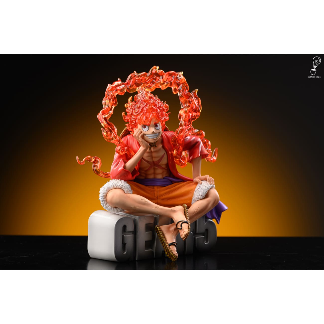 Brain Hole Studio - Sitting Sun God Nika Luffy Gear 5 [2 Variants]