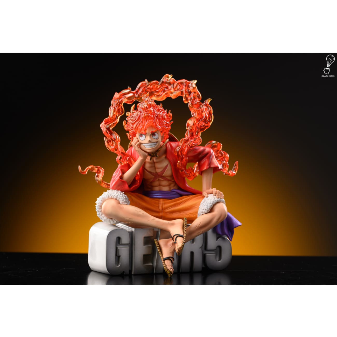 Brain Hole Studio - Sitting Sun God Nika Luffy Gear 5 [2 Variants]